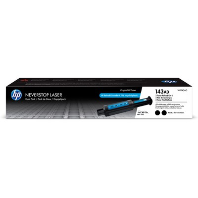 HP W1143AD / 143AD Original Toner Nachfüllkit Schwarz für ca. 5.000 Seiten