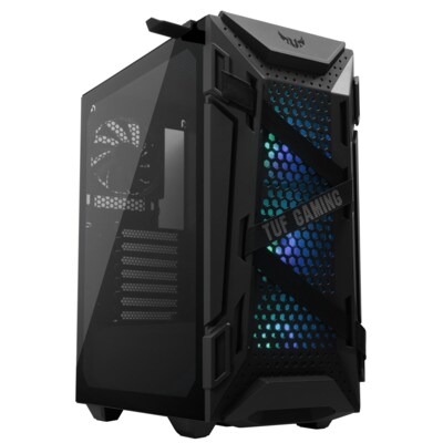 ASUS TUF Gaming GT301 ATX Midi-Tower Gaming Gehäuse, Glasseitenfenster