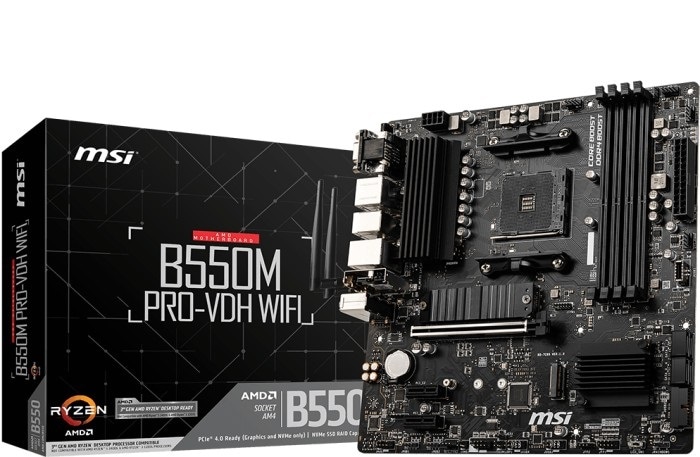 MSI B550M Pro VDH WIFI mATX Mainboard Sockel AM4
