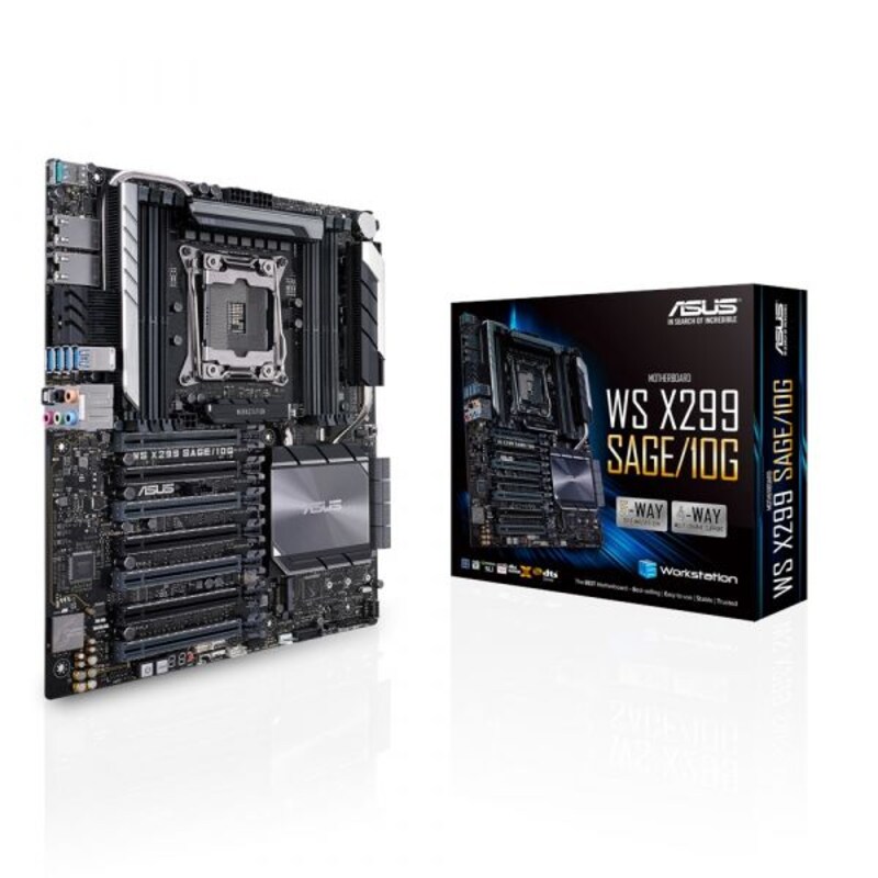 ASUS WS X299/10G Sage Workstation Mainboard Sockel 2066, 2x10G LAN/USB3.1(Typ C)