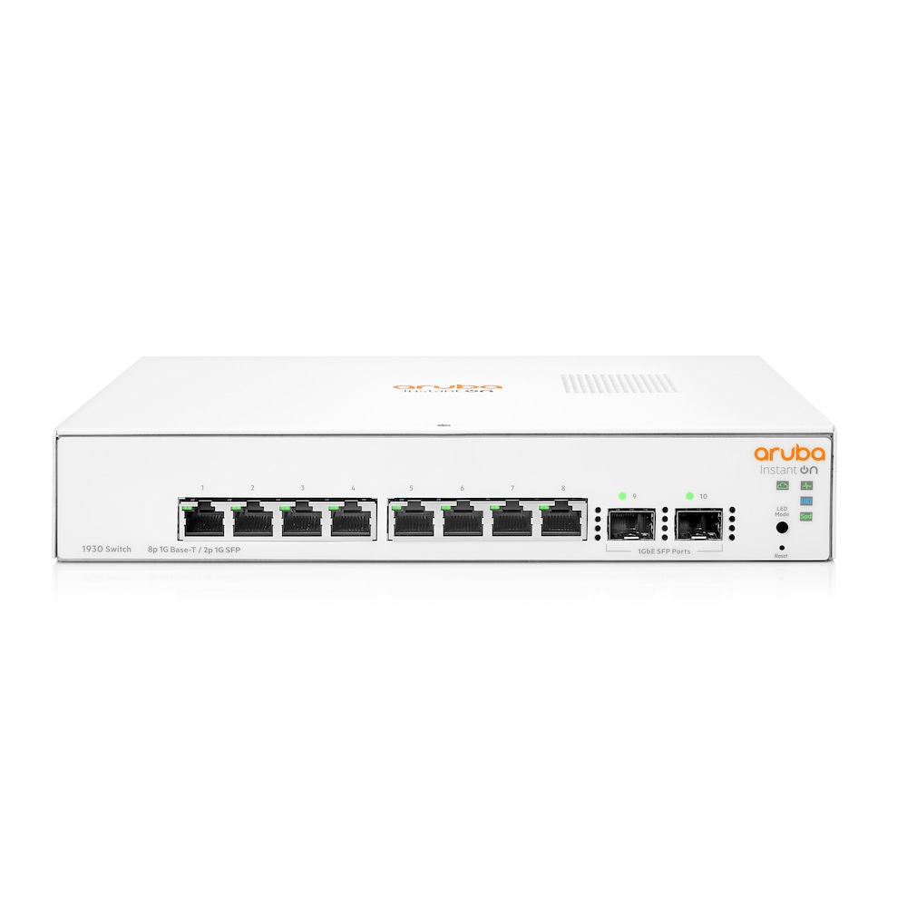 HPE Aruba Instant On 1930-8G-2SFP Web Managed Switch