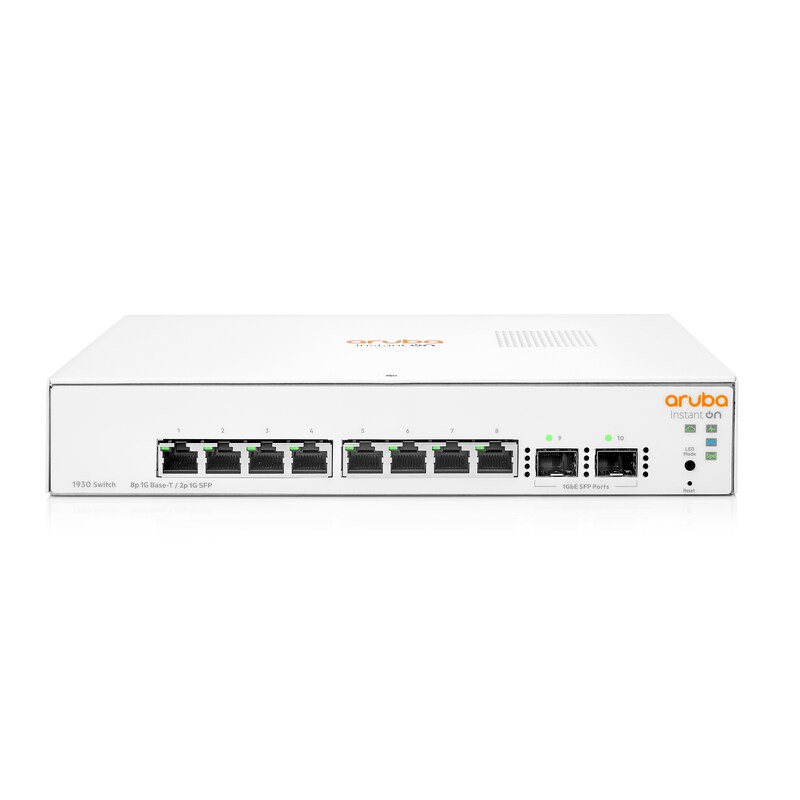 HPE Aruba Instant On 1930-8G-2SFP Web Managed Switch