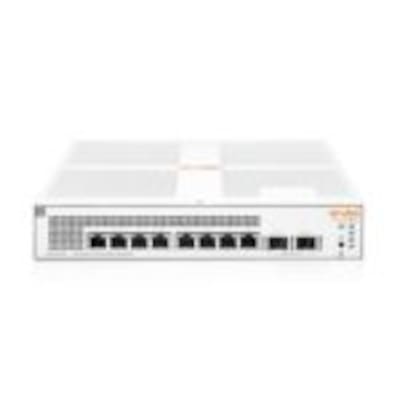 Mbit/s günstig Kaufen-HPE Aruba Instant On 1930-8G-2SFP-PoE (124W) Web Managed Switch. HPE Aruba Instant On 1930-8G-2SFP-PoE (124W) Web Managed Switch <![CDATA[• 8x RJ-45 autosensing 10/100/1000 Class 4 PoE • 2x SFP-Anschlüsse mit 100/1.000 Mbit/s • Bis zu 14,88 Mpps Da