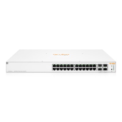 370 CD günstig Kaufen-HPE Aruba Instant On 1930-24G-4SFP/SFP+-PoE (370W) Web Managed Switch. HPE Aruba Instant On 1930-24G-4SFP/SFP+-PoE (370W) Web Managed Switch <![CDATA[• 24x RJ-45 autosensing 10/100/1000 Class 4 PoE (370W) ports • 4x SFP+ 1/10GbE ports • Bis zu 95,23