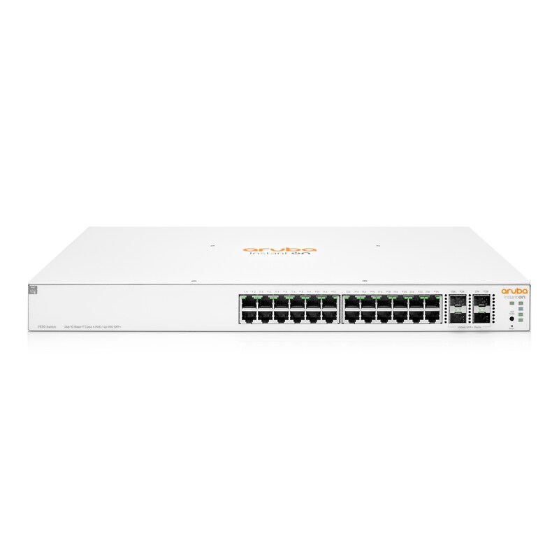 HPE Aruba Instant On 1930-24G-4SFP/SFP+-PoE (370W) Web Managed Switch