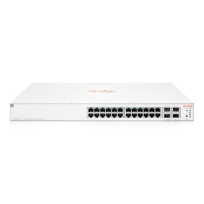 zu HP günstig Kaufen-HPE Aruba Instant On 1930-24G-4SFP/SFP+-PoE (370W) Web Managed Switch. HPE Aruba Instant On 1930-24G-4SFP/SFP+-PoE (370W) Web Managed Switch <![CDATA[• 24x RJ-45 autosensing 10/100/1000 Class 4 PoE (370W) ports • 4x SFP+ 1/10GbE ports • Bis zu 95,23