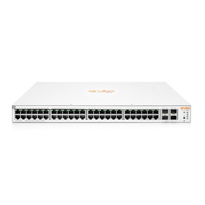 000 00 günstig Kaufen-HPE Aruba Instant On 1930-48G-4SFP/SFP+-PoE (370W) Web Managed Switch. HPE Aruba Instant On 1930-48G-4SFP/SFP+-PoE (370W) Web Managed Switch <![CDATA[• 48x RJ-45 autosensing 10/100/1000 Class 4 PoE (370W) ports • 4x SFP+ 1/10GbE ports • Bis zu 130,9