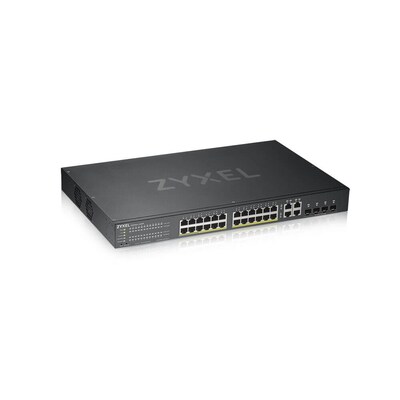 TC WI günstig Kaufen-ZyXEL GS1920-24HPv2 Smart Switch (24x Gigabit PoE+ + 4x SFP). ZyXEL GS1920-24HPv2 Smart Switch (24x Gigabit PoE+ + 4x SFP) <![CDATA[• Smart-Managed Standalone- oder Cloud-Modus • 24-Port Gigabit PoE+ • 4 x Kombi-Gigabit-SFP]]>. 