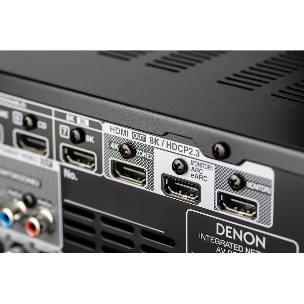 Denon AVC-X4700H 9.2 AV-Receiver 8K WLAN Dolby Atmos Auro-3D ready HEOS, schwarz
