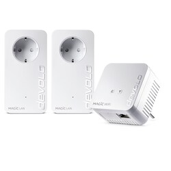 devolo Magic 1 WiFi Multimedia Power Kit (1200Mbit, Powerline + WLAN ac, Mesh)