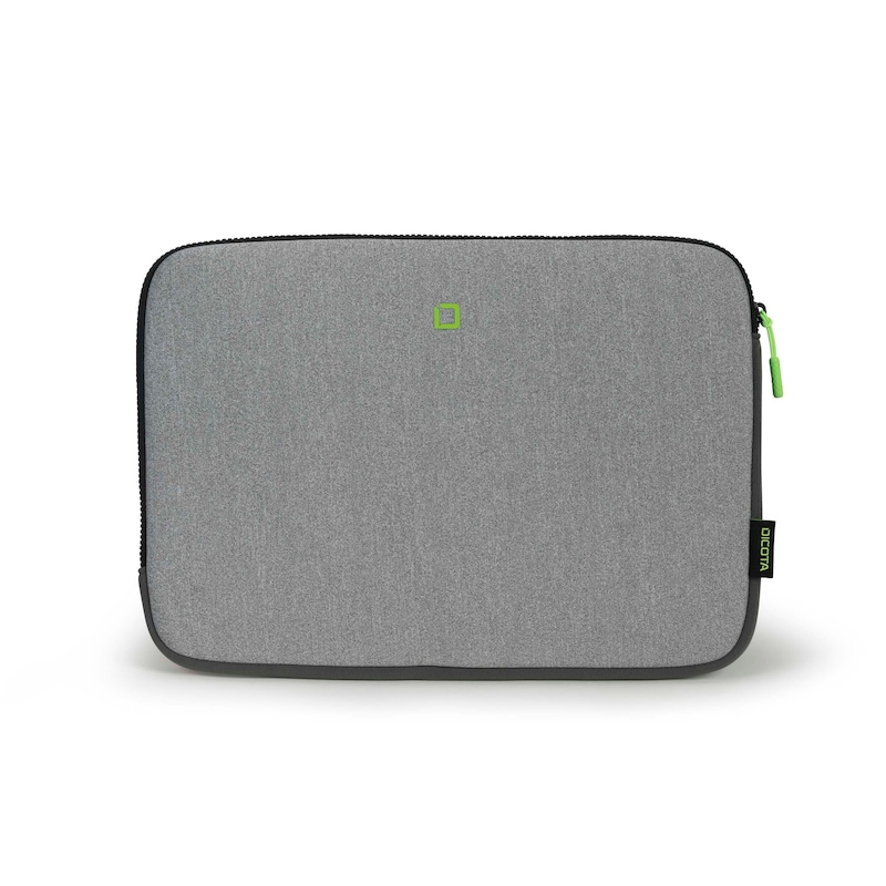 Neopren Notebook günstig Kaufen-Dicota Skin FLOW Notebookschutzhülle grau/grün (13"-14,1"). Dicota Skin FLOW Notebookschutzhülle grau/grün (13"-14,1") <![CDATA[• Passend für 13