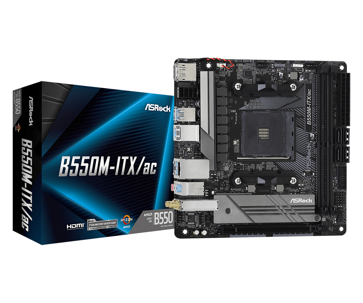 ASRock B550M-ITX/ac Mainboard