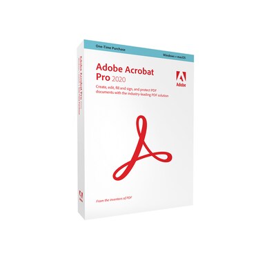 Adobe Acrobat Pro 2020 | Box & Produktschlüssel