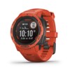 Garmin Instinct Solar GPS-Multisport-Smartwatch rot