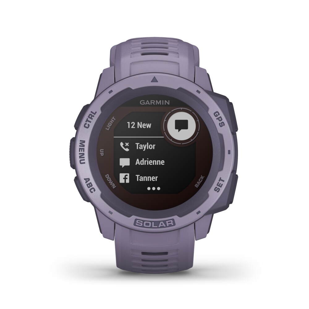 Garmin Instinct Solar GPS-Multisport-Smartwatch rosa