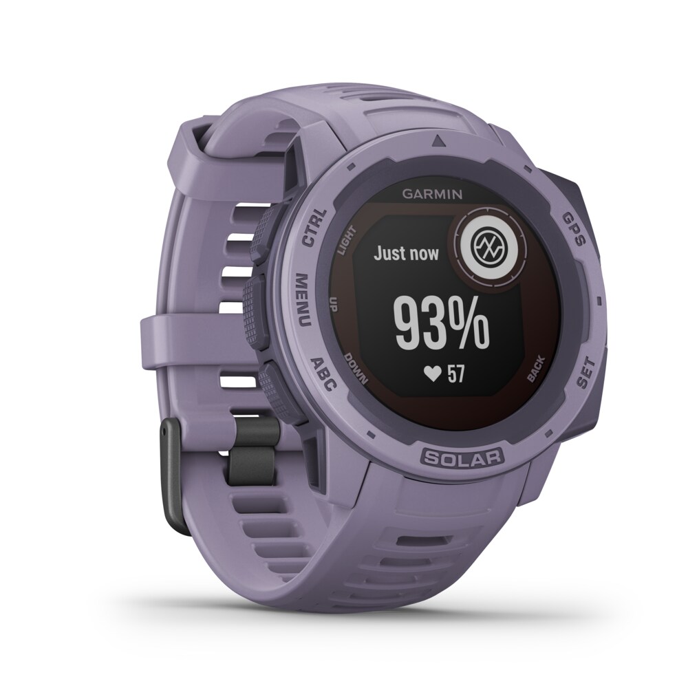 Garmin Instinct Solar GPS-Multisport-Smartwatch rosa