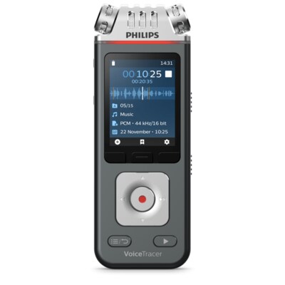 10 X günstig Kaufen-Philips Voice Tracer DVT 6110 Digitales Diktiergerät 8 GB mit App-Fernsteuerung. Philips Voice Tracer DVT 6110 Digitales Diktiergerät 8 GB mit App-Fernsteuerung <![CDATA[• Sprachaktivierungsfunktion, 3 Mikrofone, Aufzeichnung als MP3 • Integ