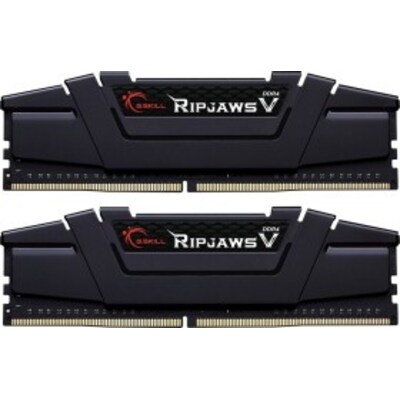 GB RAM günstig Kaufen-32GB (2x16GB) G.Skill RipJaws V DDR4-3200 CL16 (16-18-18-38) RAM DIMM Kit. 32GB (2x16GB) G.Skill RipJaws V DDR4-3200 CL16 (16-18-18-38) RAM DIMM Kit <![CDATA[• 32 GB (RAM-Module: 2 Stück) • DDR4-RAM 3200 MHz • CAS Latency (CL) 16 • Anschluss:288-