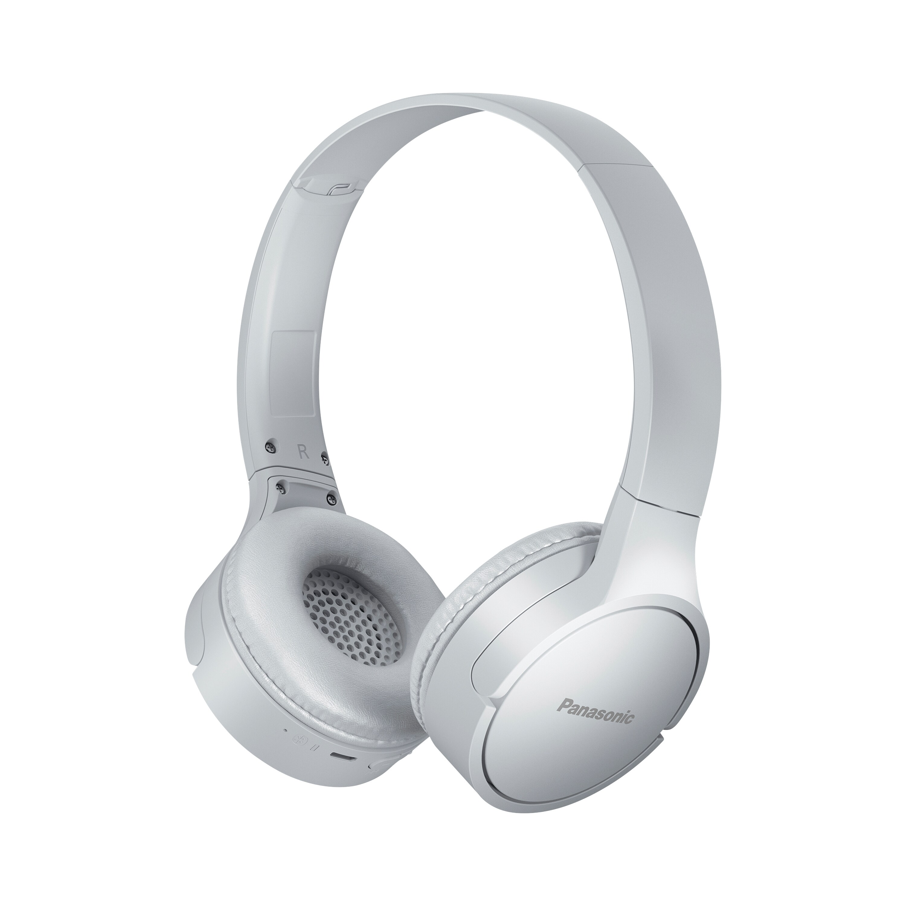 Panasonic RB-HF420BE-W Bluetooth On-Ear Kopfh&ouml;rer wei&szlig; Sprachsteuerung