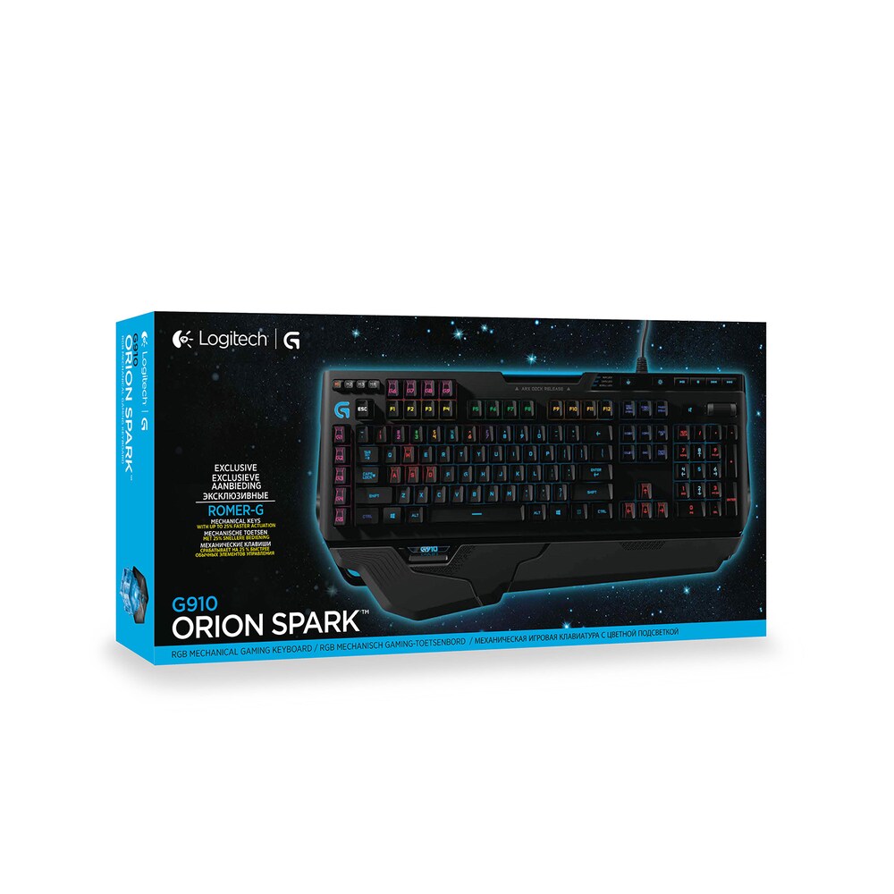 Logitech G910 Orion Spektrum Kabelgebundene Mechanische RGB Gaming Tastatur