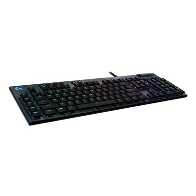 mechanische Gaming günstig Kaufen-Logitech G815 LIGHTSPEED Clicky Kabelgebundene Mechanische RGB Gaming Tastatur. Logitech G815 LIGHTSPEED Clicky Kabelgebundene Mechanische RGB Gaming Tastatur <![CDATA[• Anwendungsbereich: Gaming, Nummernblock integriert • Kabelgebunden (USB) • Layo