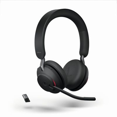 Set Wireless günstig Kaufen-Jabra Evolve 2 65 MS Wireless Bluetooth Stereo USB-C Headset Ladestation schwar. Jabra Evolve 2 65 MS Wireless Bluetooth Stereo USB-C Headset Ladestation schwar <![CDATA[• Geräuschisolierendes Design für mehr Konzentration • Lange Akkulaufzeiten und