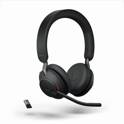 Usb c günstig Kaufen-Jabra Evolve 2 65 UC Wireless Bluetooth Stereo USB-C Headset Ladestation schwarz. Jabra Evolve 2 65 UC Wireless Bluetooth Stereo USB-C Headset Ladestation schwarz <![CDATA[• Geräuschisolierendes Design für mehr Konzentration • Lange Akkulaufzeiten u