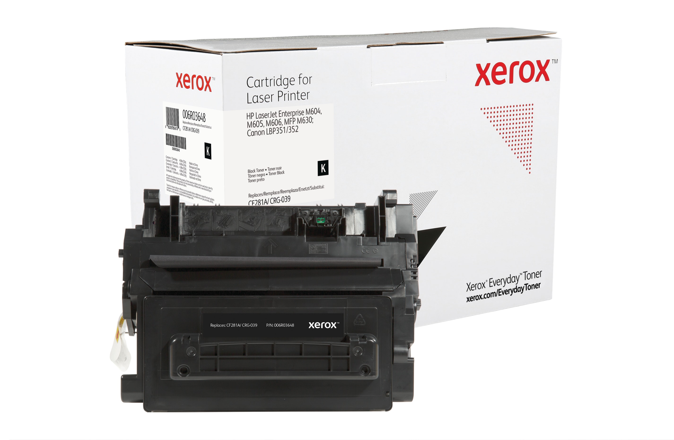 Xerox Everyday Alternativtoner f&uuml;r CF281A/ CRG-039 Schwarz f&uuml;r ca. 10500 Seiten