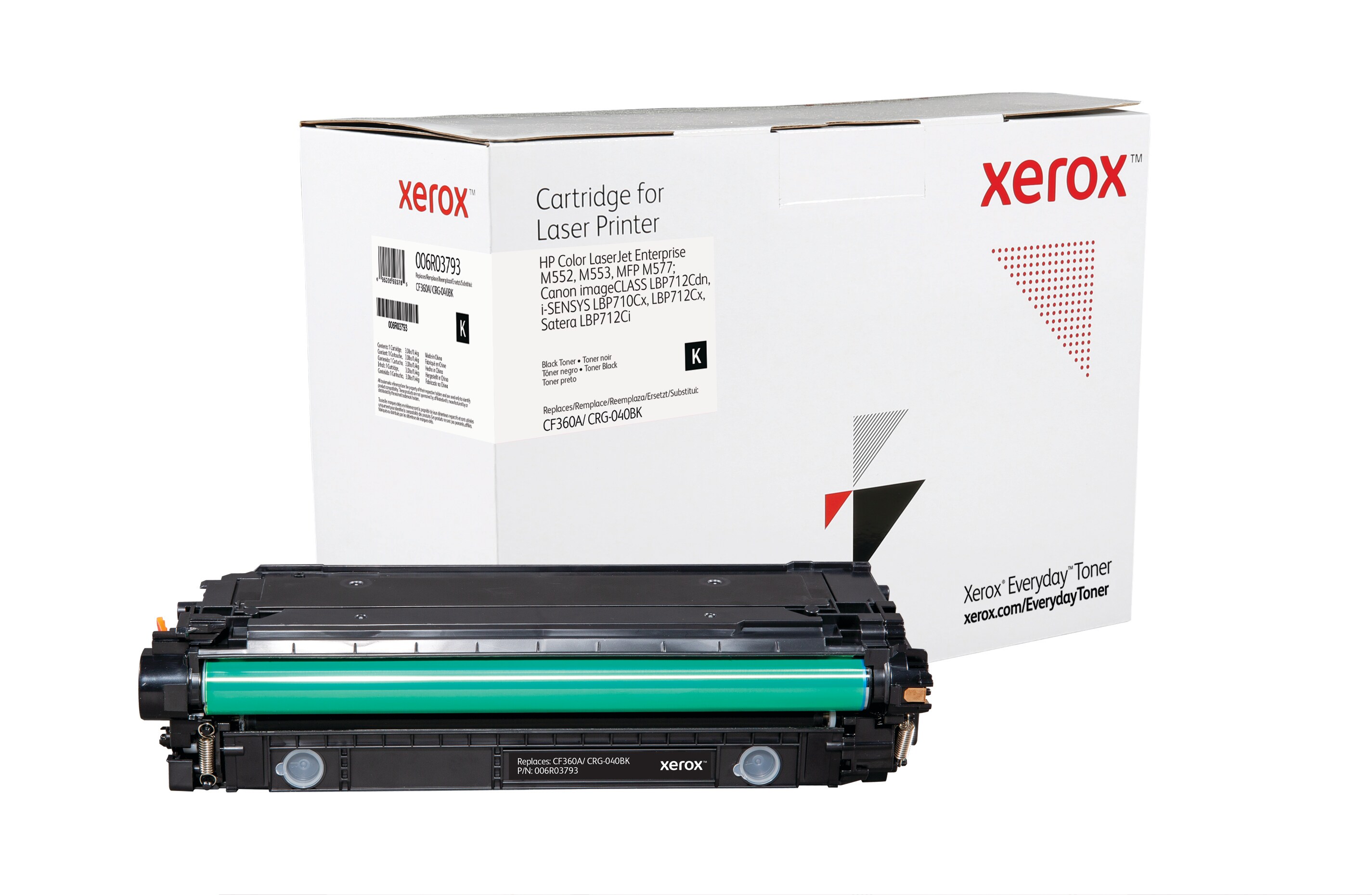 Xerox Everyday Alternativtoner f&uuml;r CF360A/ CRG-040BK Schwarz f&uuml;r ca. 6000 Seiten