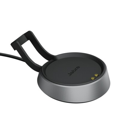 Headset f günstig Kaufen-Jabra Evolve2 85 Deskstand  Ladestation USB schwarz. Jabra Evolve2 85 Deskstand  Ladestation USB schwarz <![CDATA[• für Jabra Evolve2 85 Headset • mit USB-A-Schnittstelle • Farbe: schwarz/grau]]>. 