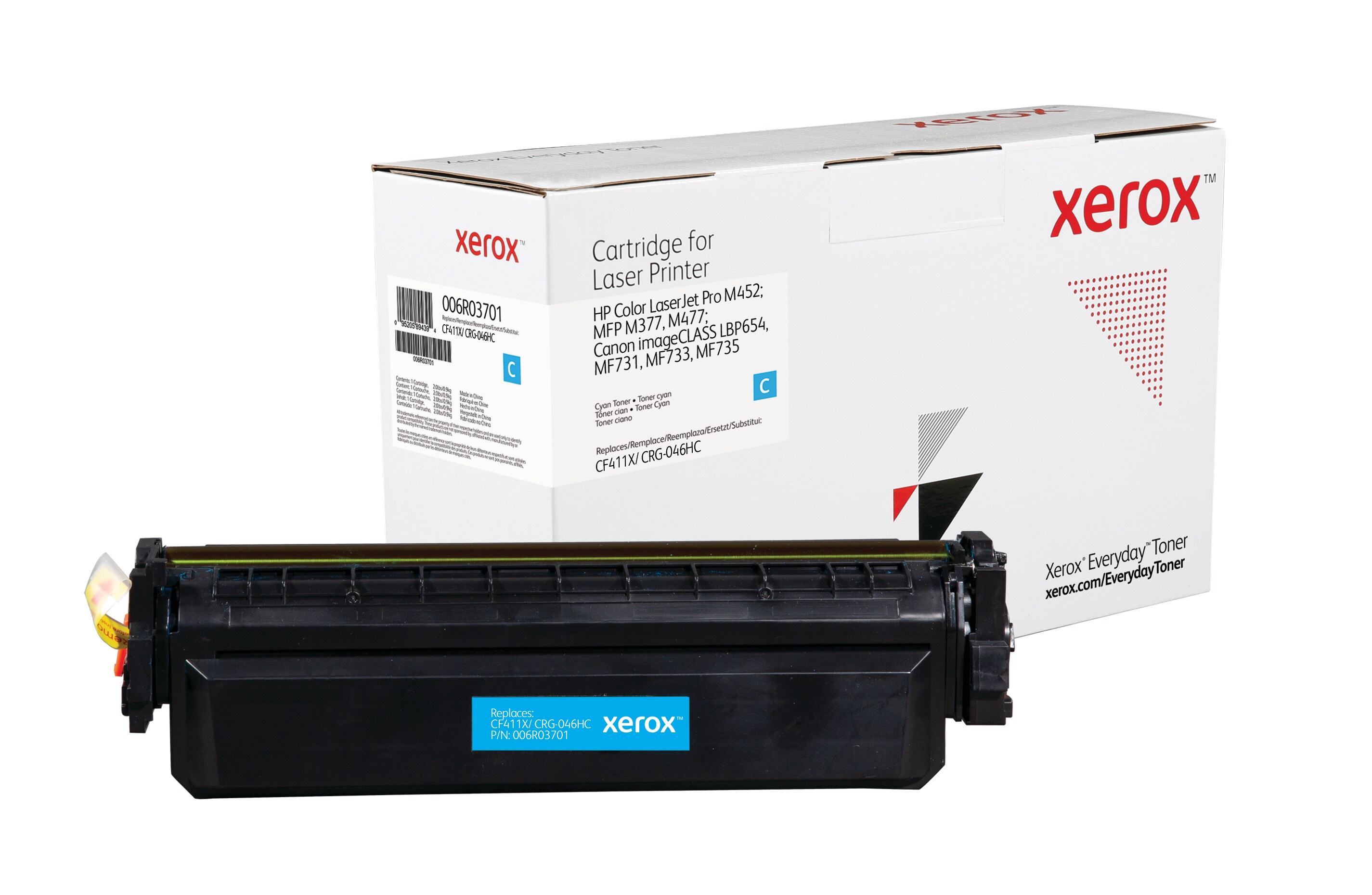 Xerox Everyday Alternativtoner f&uuml;r CF411X/ CRG-046HC Cyan f&uuml;r ca. 5000 Seiten