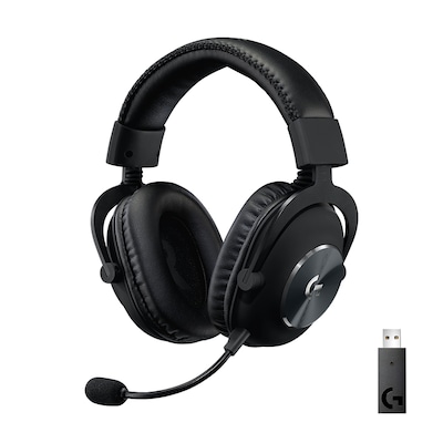 beidseitig ab günstig Kaufen-Logitech G PRO X LIGHTSPEED Kabelloses Gaming Headset. Logitech G PRO X LIGHTSPEED Kabelloses Gaming Headset <![CDATA[• Anwendungsbereich: Gaming, Kopfbügel beidseitig • Kabellos, Schwarz, 370g • USB-Anschluss, PC/ Notebook, Windows 7 • Digitaler