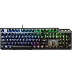 MSI Vigor GK50 Elite BW DE Low Profile Gaming Tastatur, RGB Beleuchtung