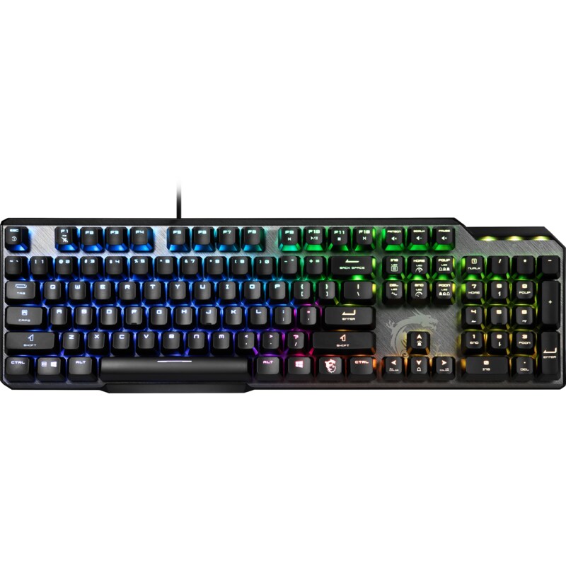 MSI Vigor GK50 Elite BW DE Gaming Tastatur S11-04DE229-CLA