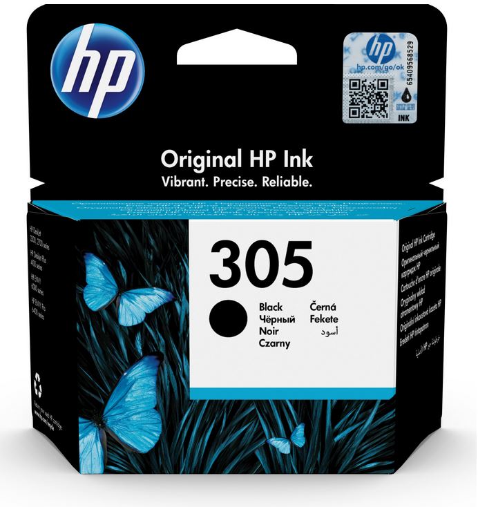 HP Original 305 Druckerpatrone Schwarz (3YM61AE)