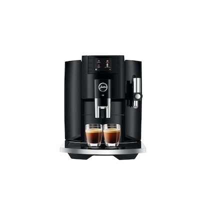 Is To günstig Kaufen-JURA E8 Piano Black (EB) Kaffeevollautomat. JURA E8 Piano Black (EB) Kaffeevollautomat <![CDATA[• Farbiges TFT-Display • Programmierung aller Kaffeespezialitäten • Milchschaumgetränke auf Knopfdruck • Kegelmahlwerk • Automatische Spül- und Re