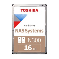 Toshiba N300 HDWG31GUZSVA 16TB 512MB 7.200rpm 3,5 Zoll SATA 6 Gbit/s Bulk