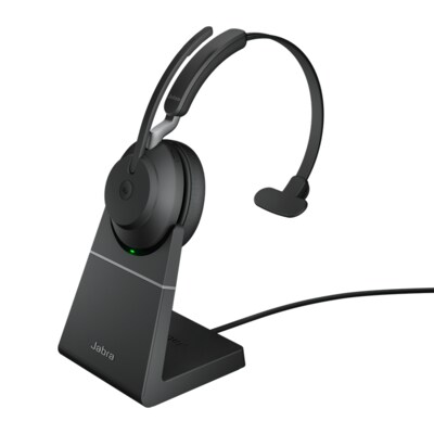 Und 6 günstig Kaufen-Jabra Evolve 2 65 MS Wireless Bluetooth Mono Headset  schwarz m. Ladestation. Jabra Evolve 2 65 MS Wireless Bluetooth Mono Headset  schwarz m. Ladestation <![CDATA[• Geräuschisolierendes Design für mehr Konzentration • Lange Akkulaufzeiten und verbe
