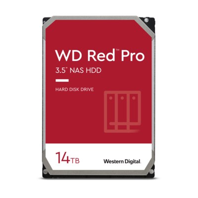 WD Red Pro WD141KFGX - 14 TB 7200 rpm 512 MB 3,5 Zoll SATA 6 Gbit/s CMR