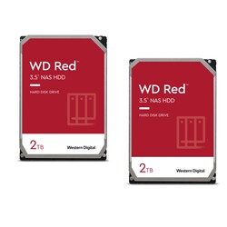 WD Red 2er Set WD20EFAX - 2TB 5400rpm 64MB 3,5 Zoll SATA 6 Gbit/s