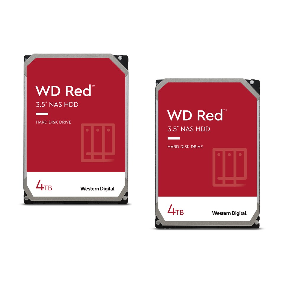 WD Red 2er Set WD40EFAX - 4TB 5400rpm 256MB 3,5 Zoll SATA 6 Gbit/s