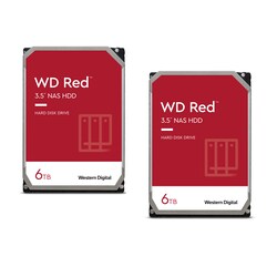 WD Red 2er Set WD60EFAX - 6TB 5400rpm 256MB 3,5 Zoll SATA 6 Gbit/s