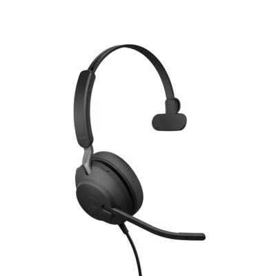 Jab Jab günstig Kaufen-Jabra Evolve 2 40 UC Mono USB-C Headset schwarz. Jabra Evolve 2 40 UC Mono USB-C Headset schwarz <![CDATA[• Geräuschisolierendes Design für mehr Konzentration • deutlich sichtbares Busy-Light während eines Gesprächs • mit allen UC-Plattformen ko