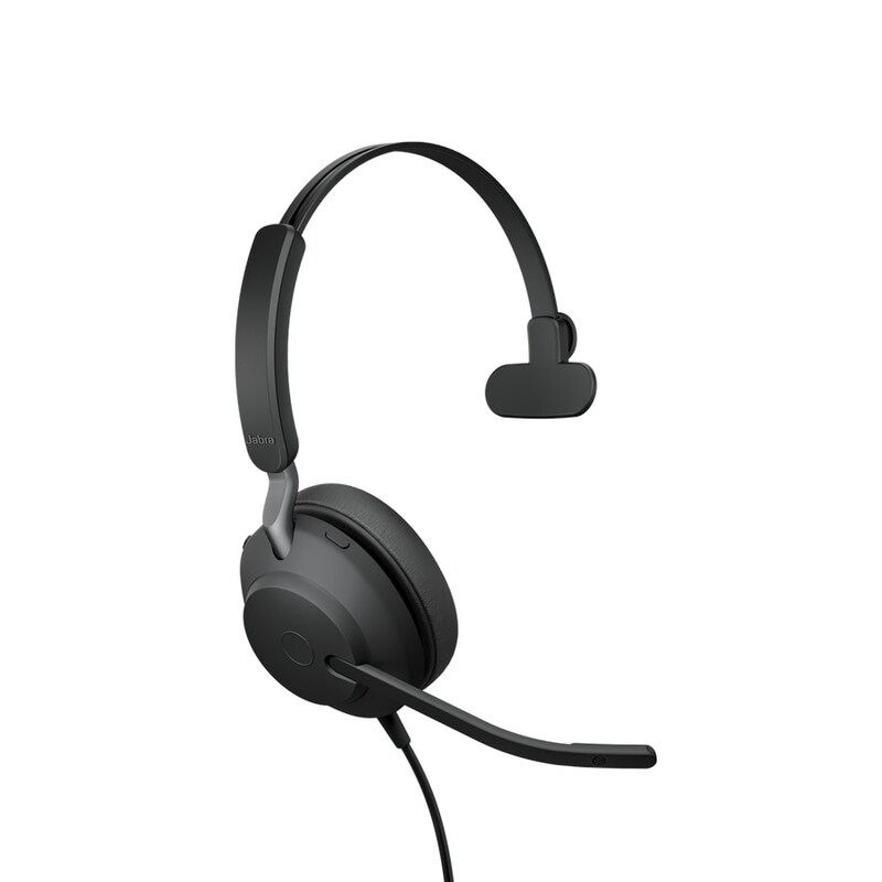 Jabra Evolve 2 40 MS Mono USB Headset schwarz