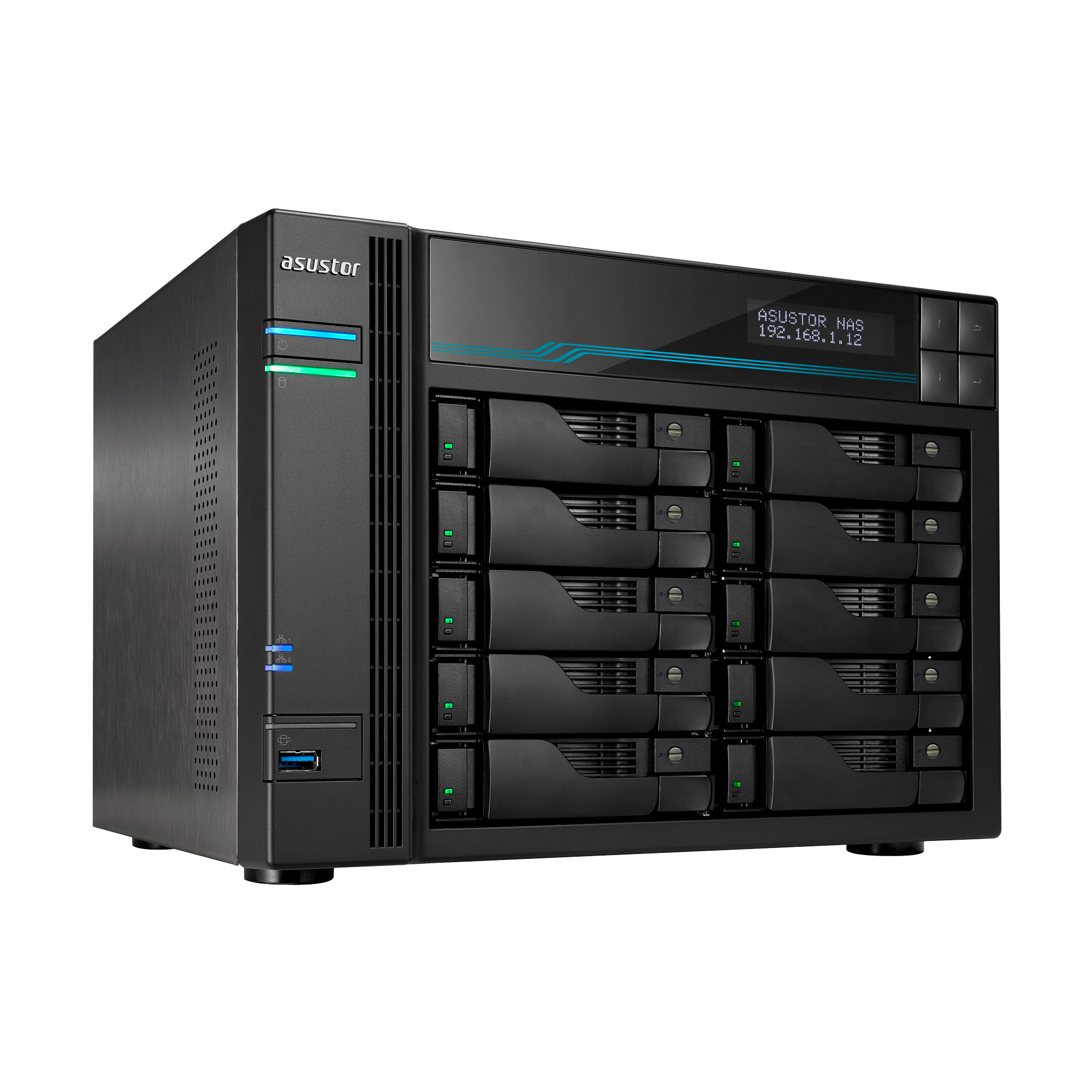 ASUSTOR AS6510T Lockerstor 10 NAS System 10-bay