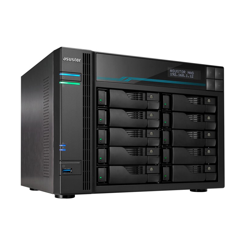 ASUSTOR AS6510T Lockerstor 10 NAS System 10-bay