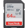 SanDisk Ultra 64 GB SDXC Speicherkarte 2020 (120 MB/s, Class 10, UHS-I)