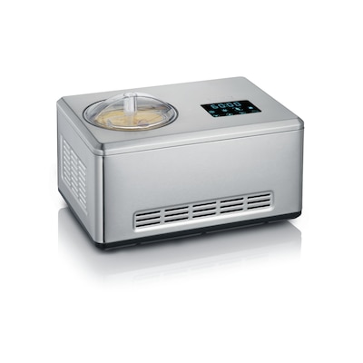 Severin EZ 7406 Eismaschine mit Kompressor 2l + zusätzlichem Behälter