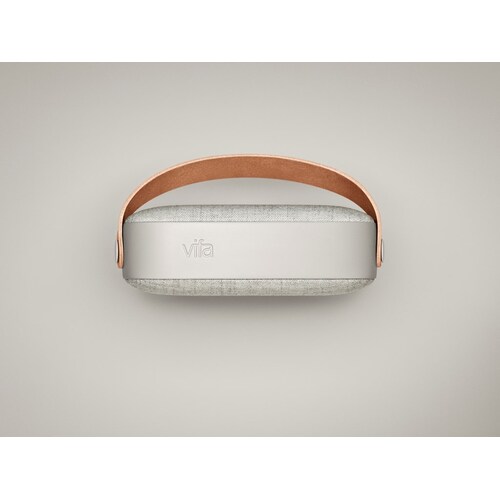 vifa Helsiki Bluetooth Lautsprecher mit NFC, AptX4.0, Aux, sandstone grey