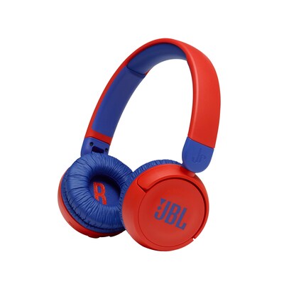 JBL JR310 günstig Kaufen-JBL JR310BT - On Ear-Bluetooth Kopfhörer für Kinder blau/rot. JBL JR310BT - On Ear-Bluetooth Kopfhörer für Kinder blau/rot <![CDATA[• Typ: On-Ear Kopfhörer - geschlossen • Übertragung: Bluetooth, inkl. Mikrophone • Einsatzgebie